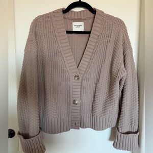 Abercrombie & Fitch Women's Beige Cardigan
